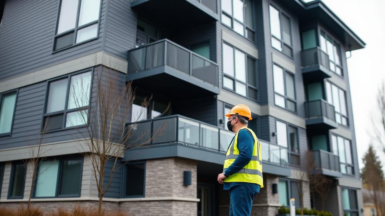 WUCIOA inspection of a Bellevue condominium building exterior