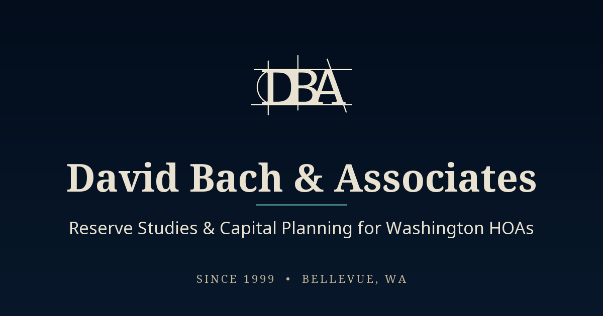 Reserve Study Laws: Washington Overview | Bach Associates
